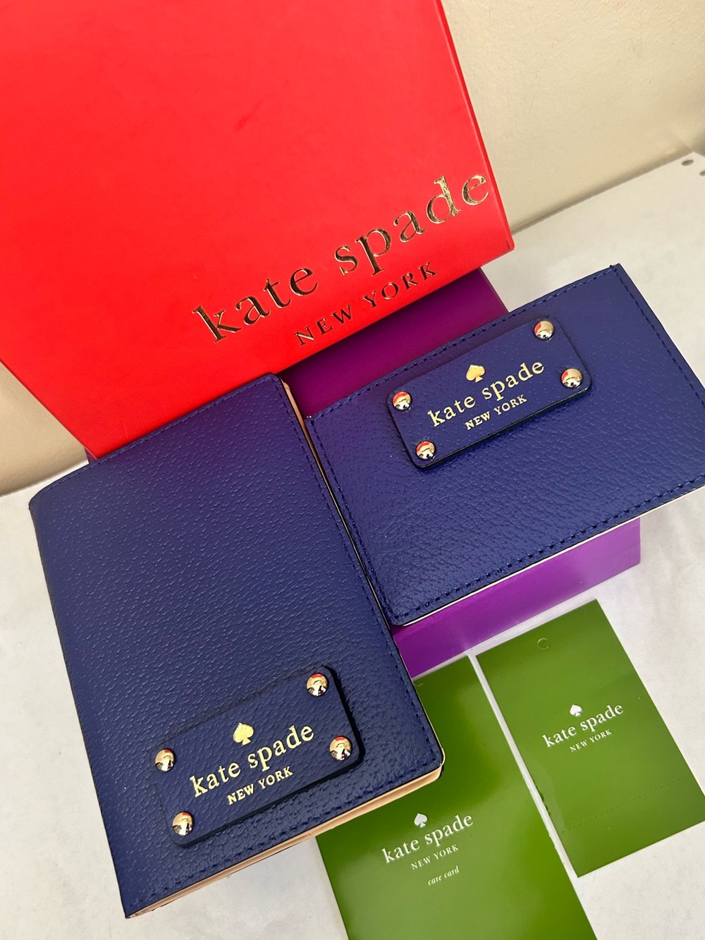 kate spade New York Wellesley Travel set Card and Passport Holder